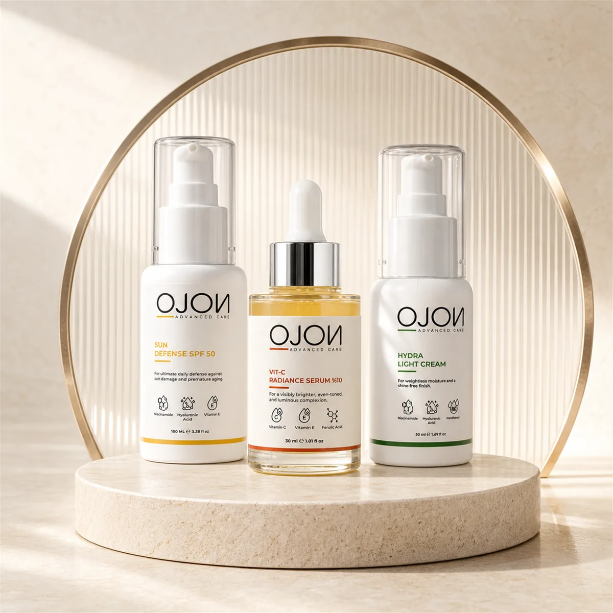 OJON radiance routine görseli